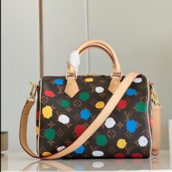 LV x YK Bolso Speedy 25 con bandolera Louis Vuitton