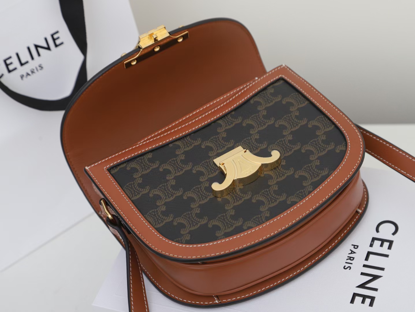 Bolso Besace Pequeño Celine - Imagen 9