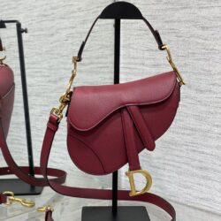 Bolso mini Saddle con bandolera Dior