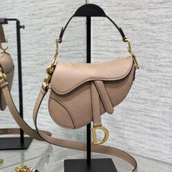 Bolso mini Saddle con bandolera Dior