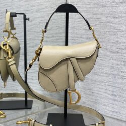 Bolso mini Saddle con bandolera Dior