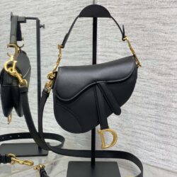 Bolso mini Saddle con bandolera Dior