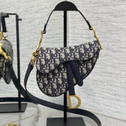 Bolso mini Saddle con bandolera Dior