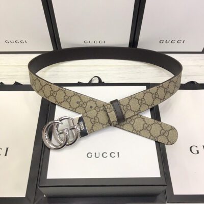 Cinturón GG Marmont reversible GUCCI - Imagen 2