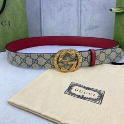 Cinturón GG Supreme Reversible GUCCI