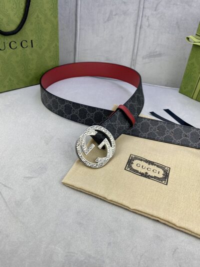 Cinturón GG Supreme Reversible GUCCI - Imagen 3