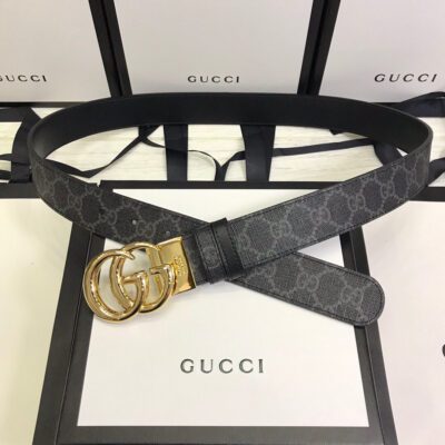 Cinturón GG Marmont reversible GUCCI - Imagen 2