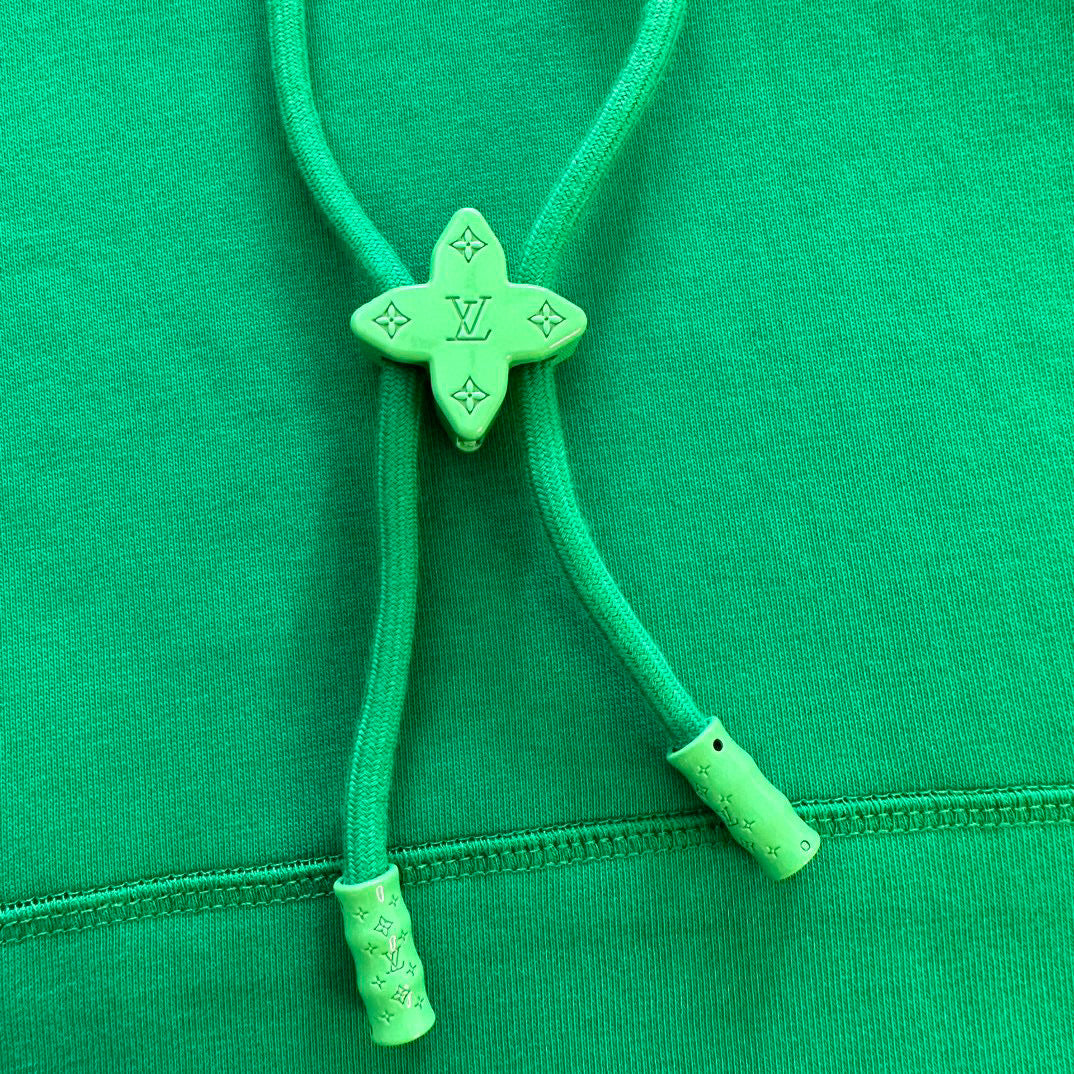 Sudadera de algodón con capucha y flor Monogram Louis Vuitton - Imagen 4
