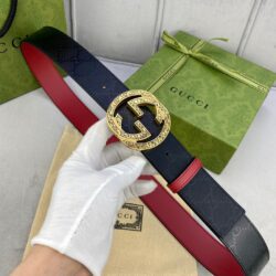 Cinturón GG Supreme Reversible GUCCI