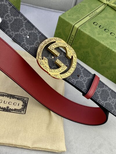 Cinturón GG Supreme Reversible GUCCI - Imagen 3