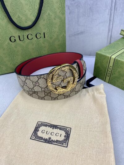 Cinturón GG Supreme Reversible GUCCI - Imagen 4