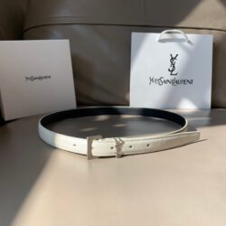 Cinturón de hebilla cuadrada YSL