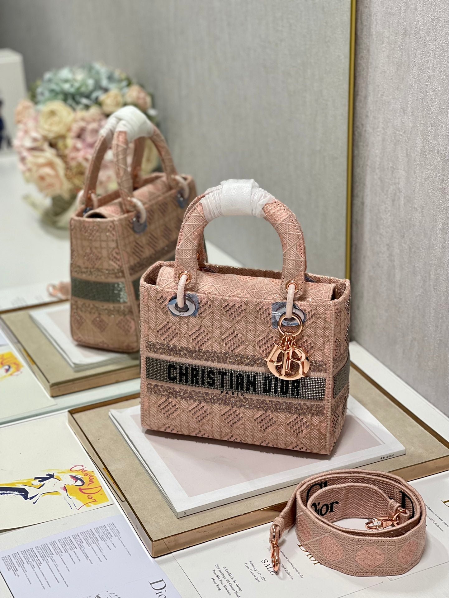 Bolso mediano Lady D-Lite DIOR - Imagen 2