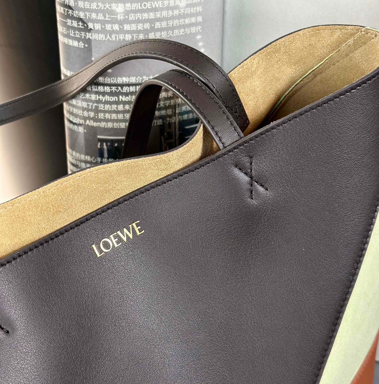 Bolso Puzzle Fold tote mediano Loewe - Imagen 3