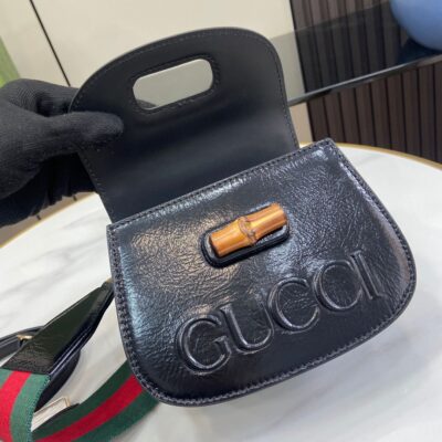 Minibolso de mano Gucci Bamboo 1947 Gucci - Imagen 7