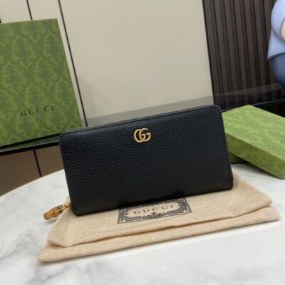 Cartera GG Marmont con cremallera Gucci