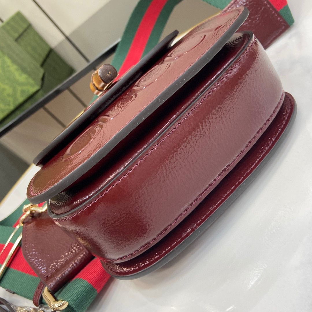 Minibolso de mano Gucci Bamboo 1947 Gucci - Imagen 3
