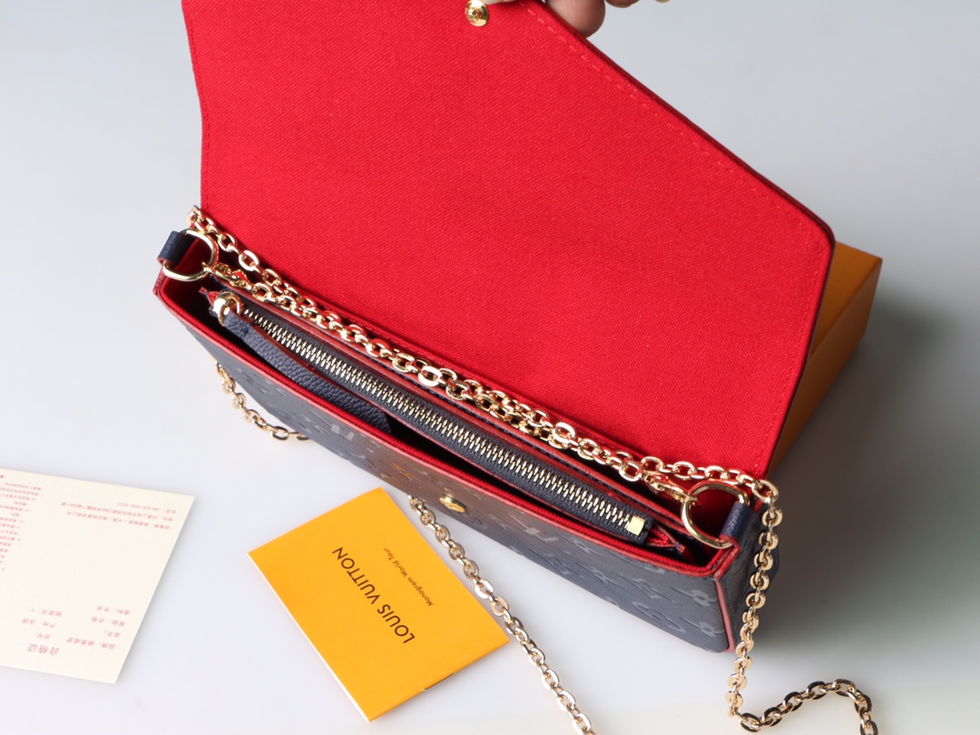 Cartera de mano Félicie Louis Vuitton - Imagen 5