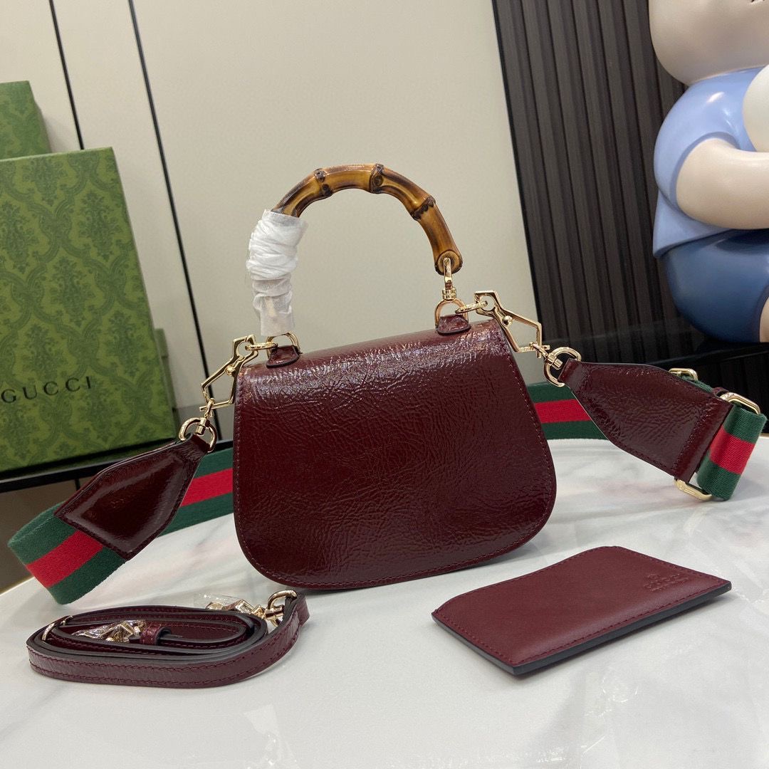 Minibolso de mano Gucci Bamboo 1947 Gucci - Imagen 4