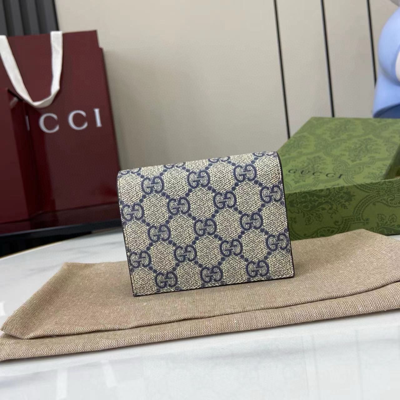 Cartera con tarjetero GG Marmont bicolor Gucci - Imagen 3