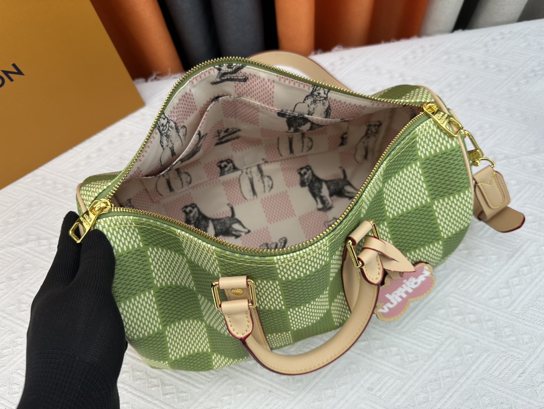 BOLSO SPEEDY 35 CON BANDOLERA LOUIS VUITTON - Imagen 9