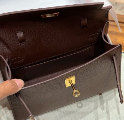 Bolso Kelly Mini HERMES - Imagen 8