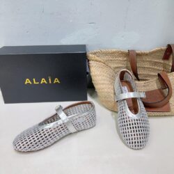 Bailarinas de rejilla Alaïa