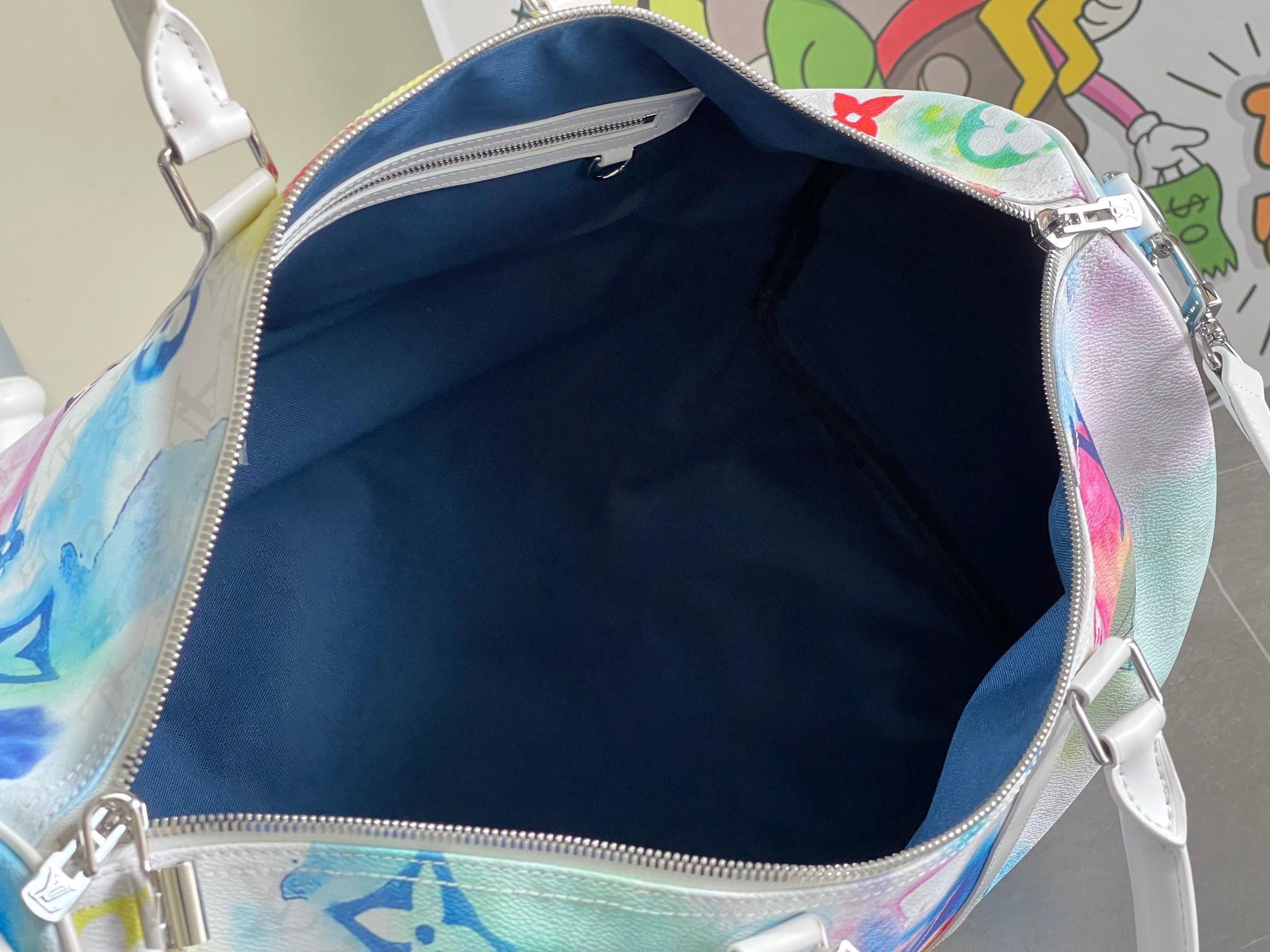 BOLSA DE VIAJE KEEPALL 50 CON BANDOLERA Louis Vuitton - Imagen 9