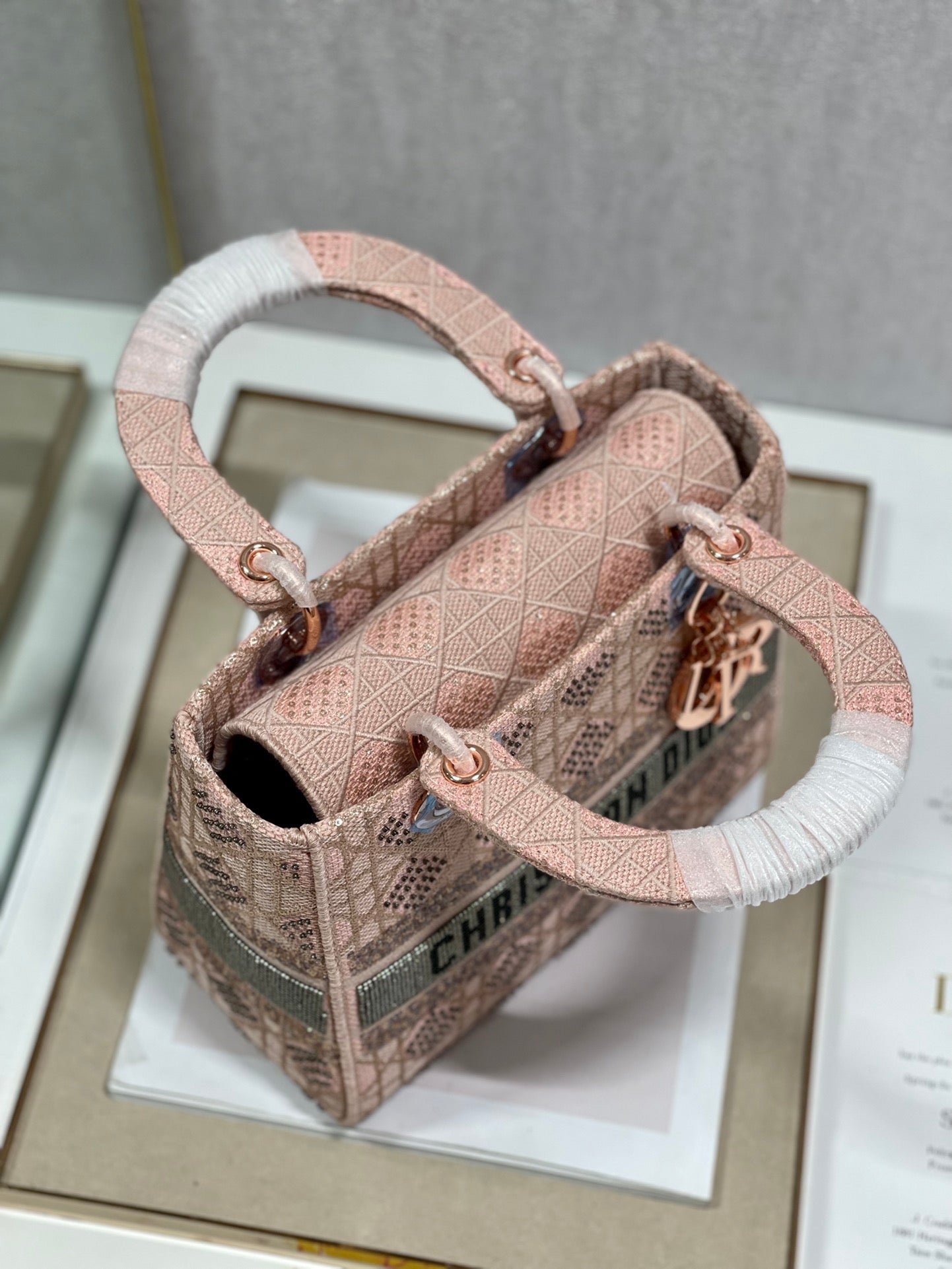 Bolso mediano Lady D-Lite DIOR - Imagen 7