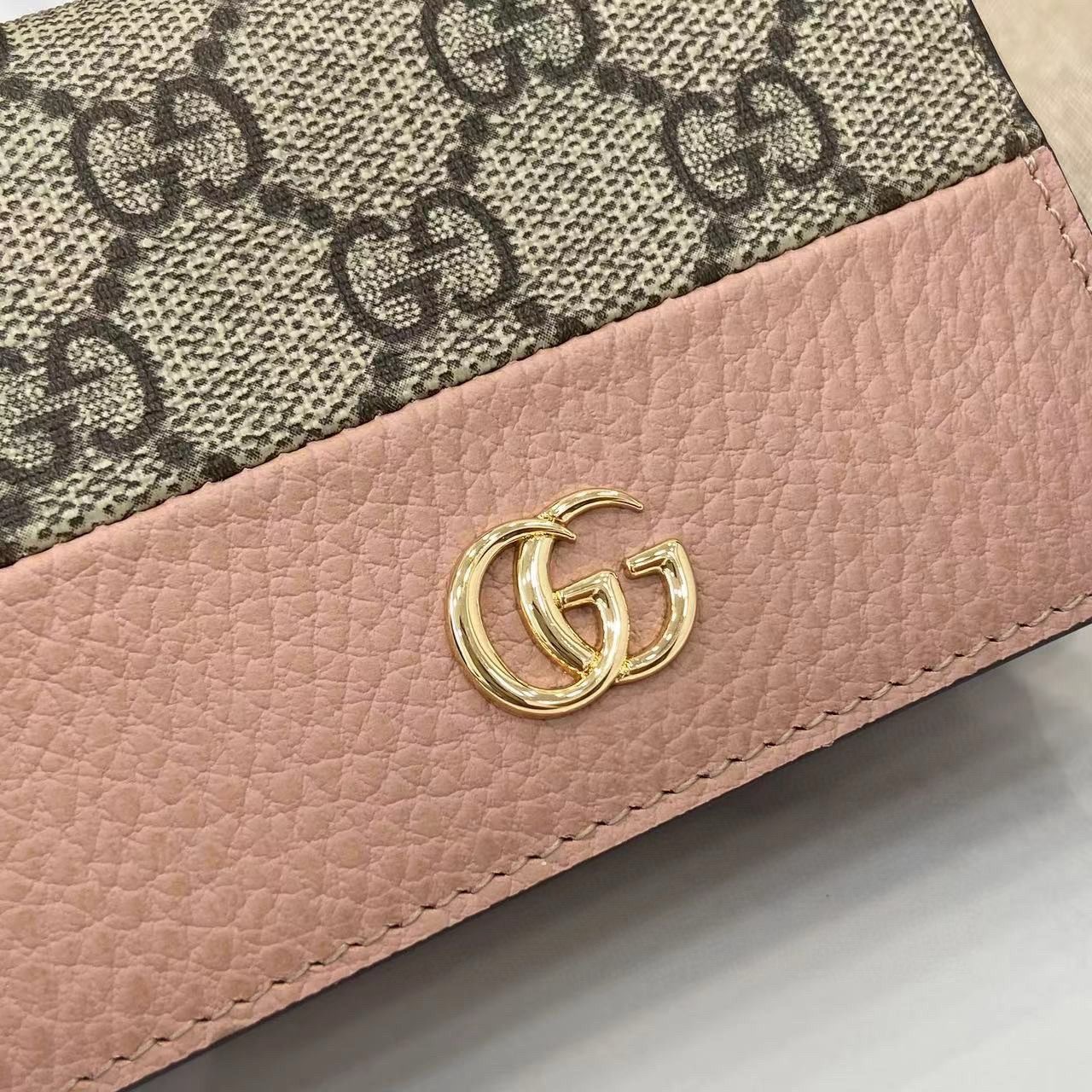 Cartera con tarjetero GG Marmont bicolor Gucci - Imagen 6