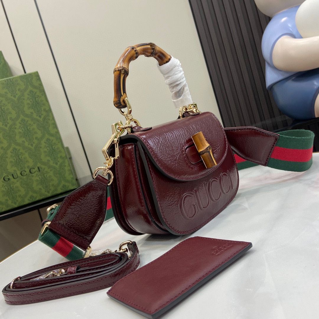 Minibolso de mano Gucci Bamboo 1947 Gucci - Imagen 2