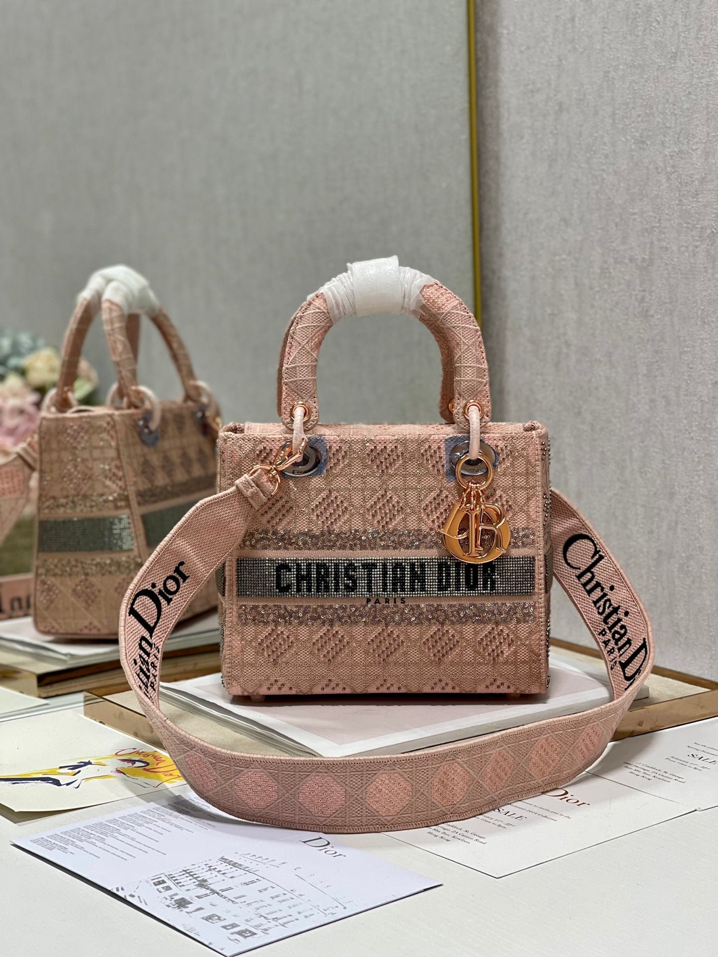 Bolso mediano Lady D-Lite DIOR