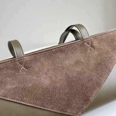 Bolso Puzzle Fold Cropped Tote Loewe - Imagen 4