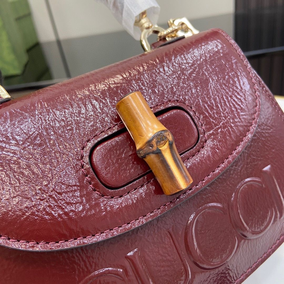 Minibolso de mano Gucci Bamboo 1947 Gucci - Imagen 5