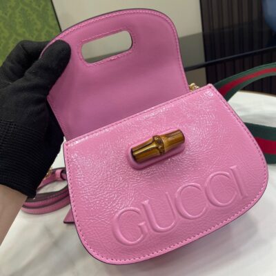 Minibolso de mano Gucci Bamboo 1947 Gucci - Imagen 7