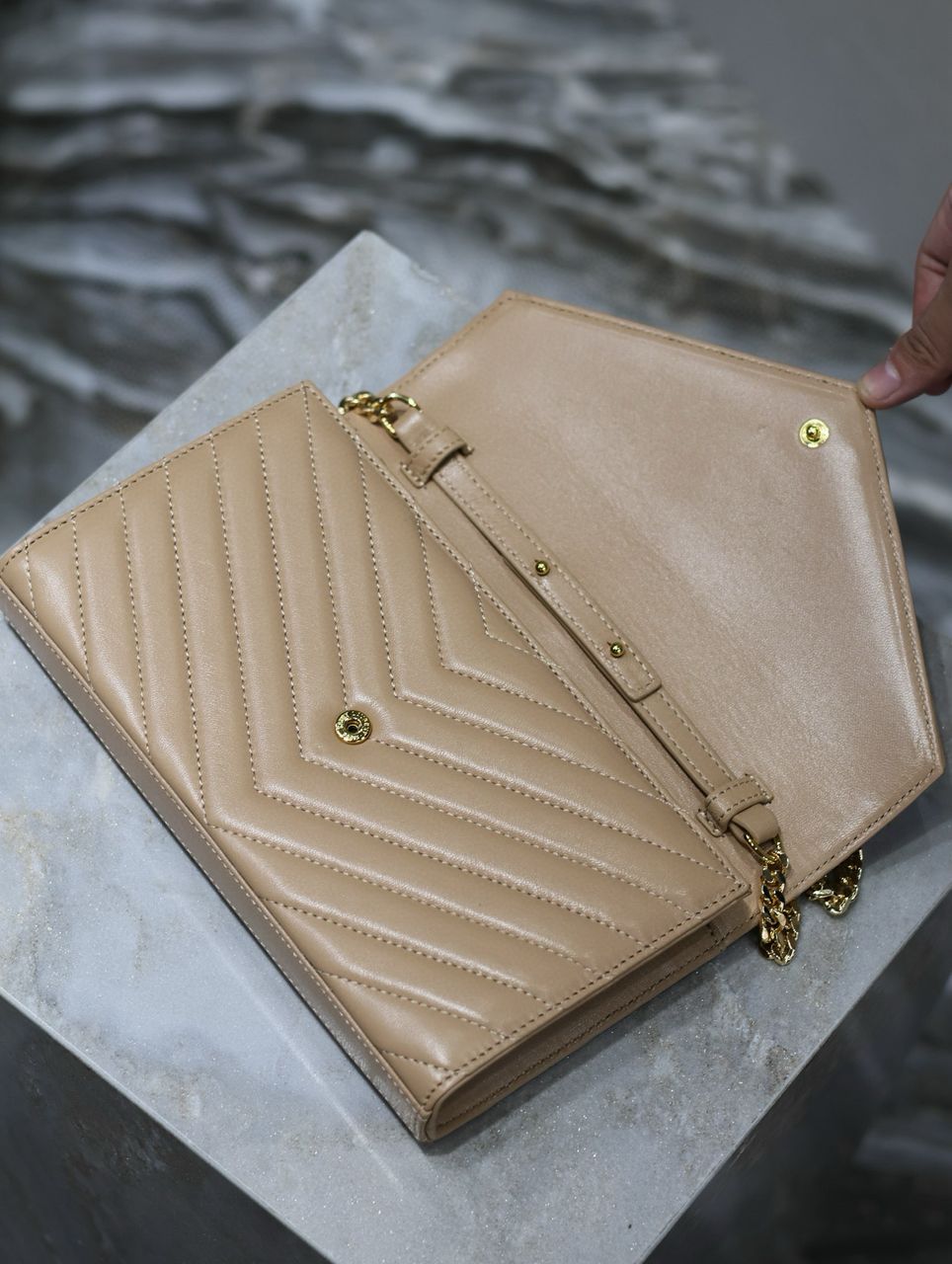 Cartera con cadena Cassandre YSL - Imagen 6