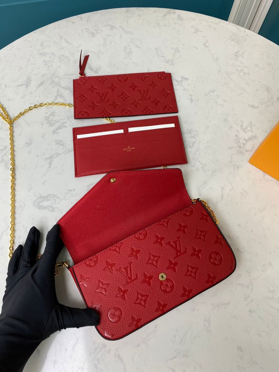 Cartera de mano Félicie Louis Vuitton - Imagen 3