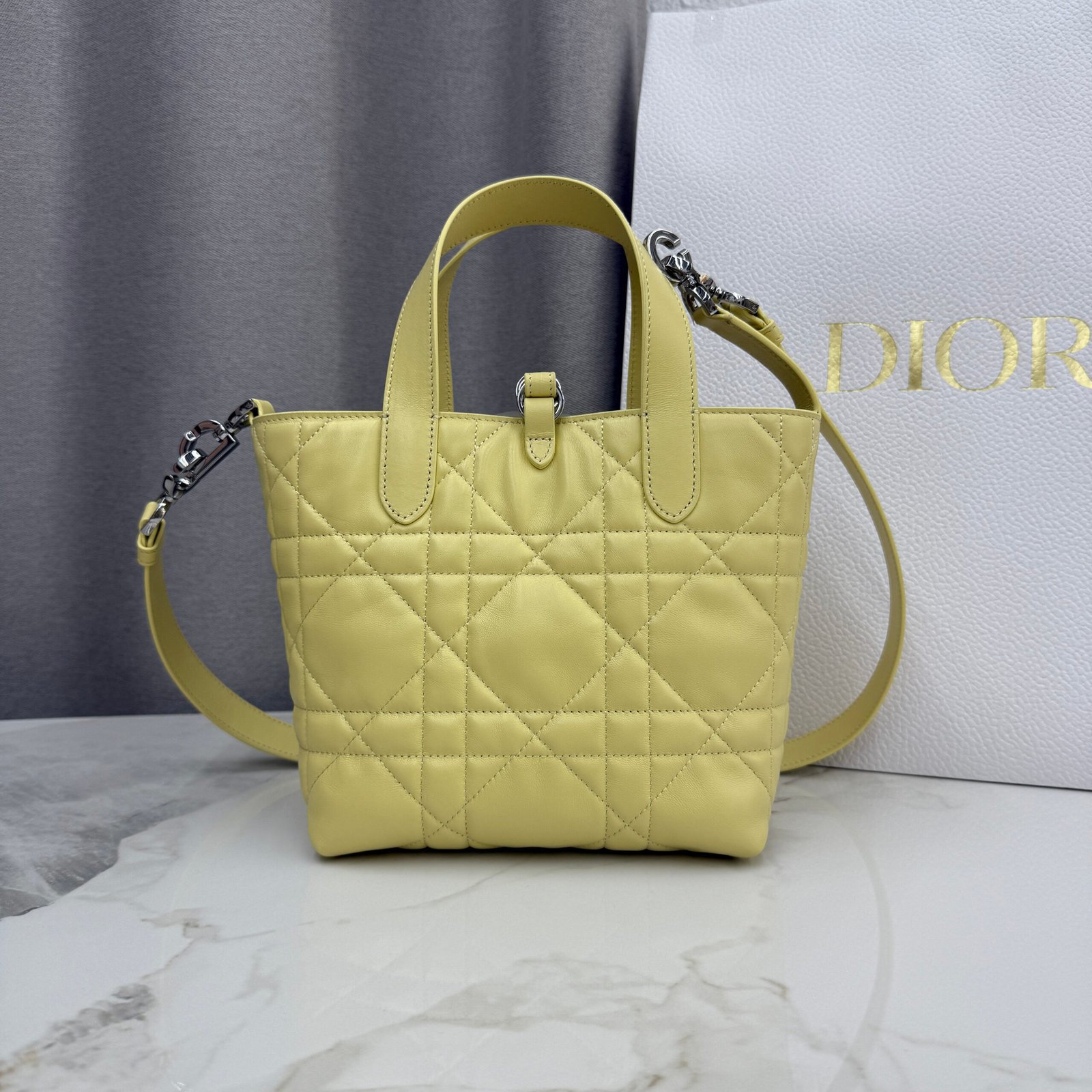 Bolso tote vertical pequeño Dior Toujours - Imagen 3