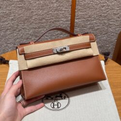 Bolso Pochette Kelly Hermes