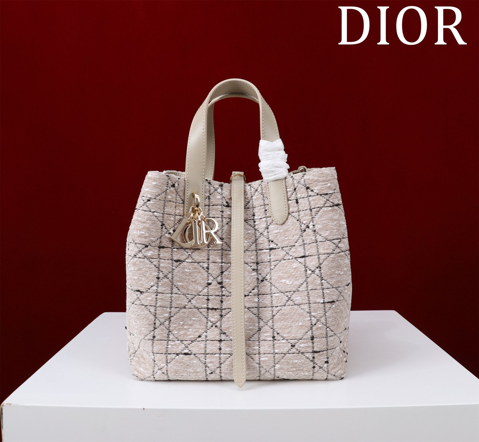 Bolso tote vertical mediano Dior Toujours