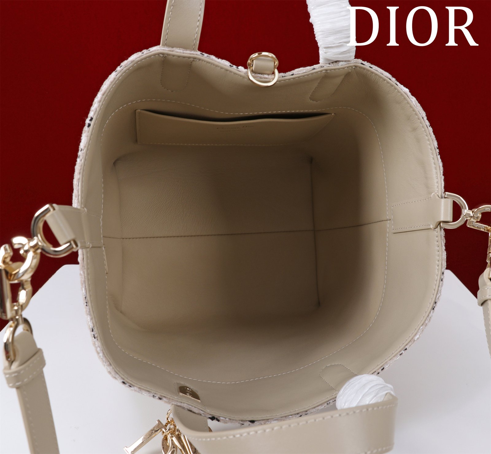 Bolso tote vertical mediano Dior Toujours - Imagen 7