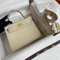 Bolso Kelly 25 Hermes (Hecho a mano)