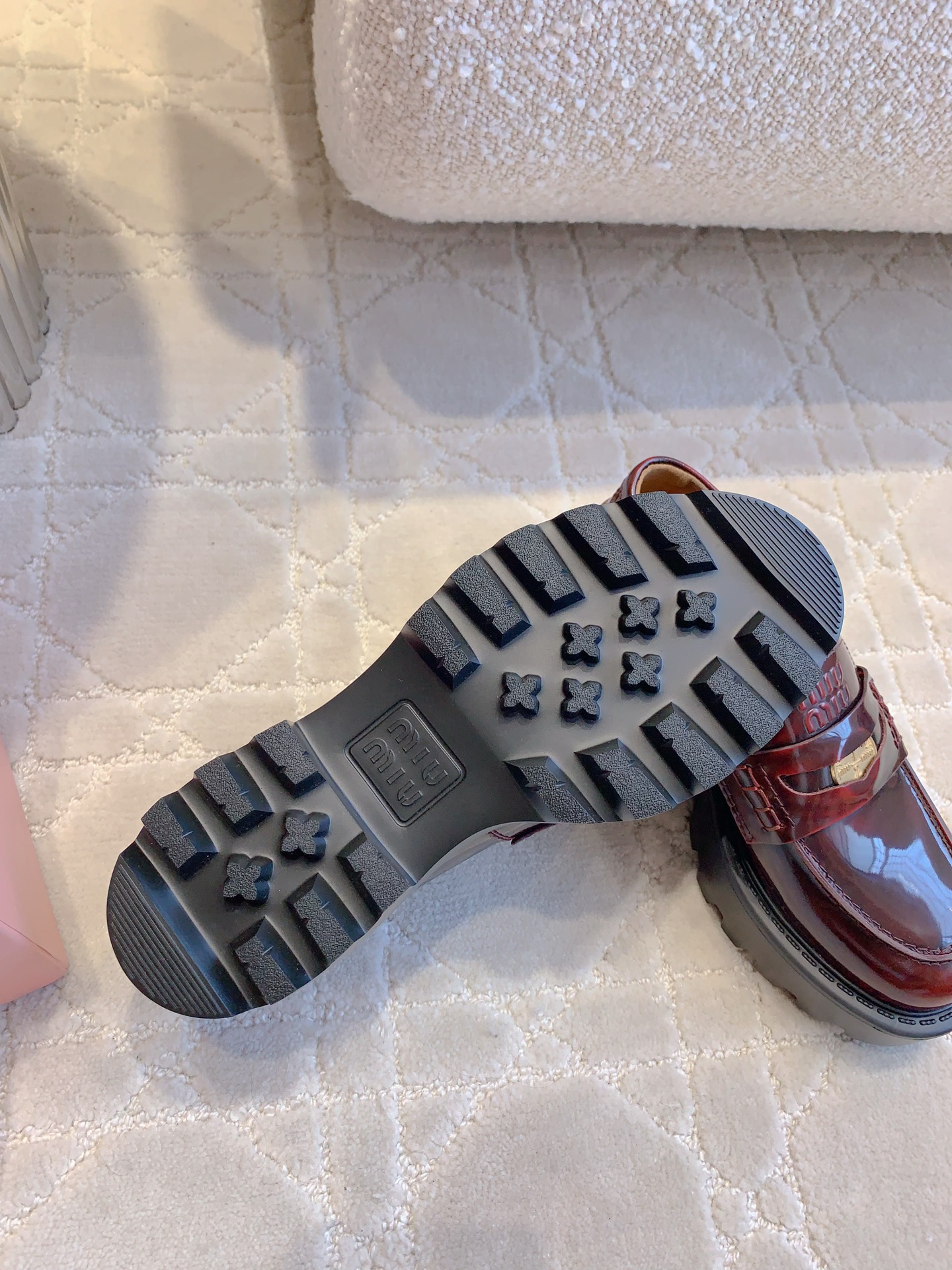 Mocasines de piel Miu Miu - Imagen 8