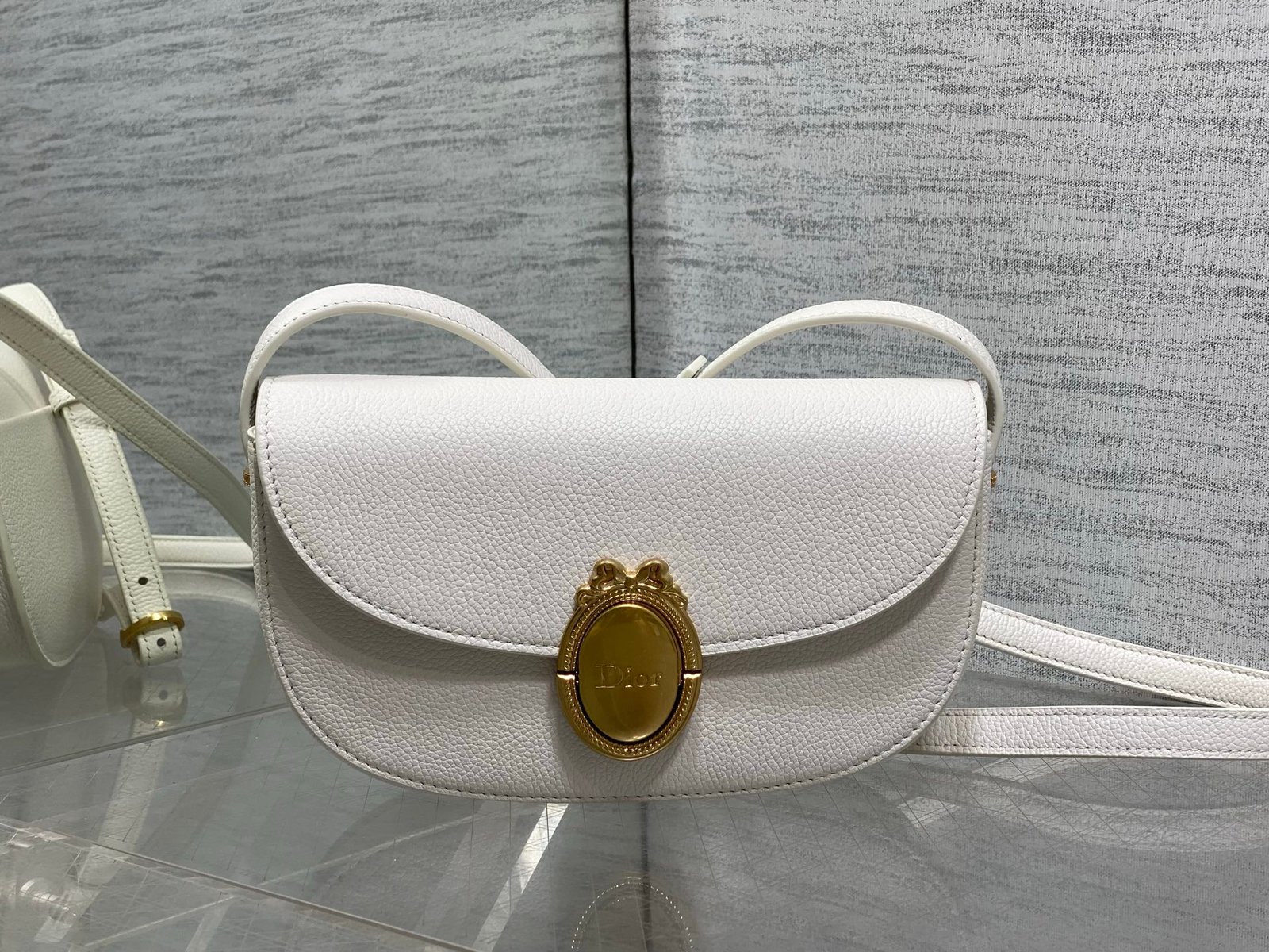 Bolso pequeño Dior Médaillon con solapa
