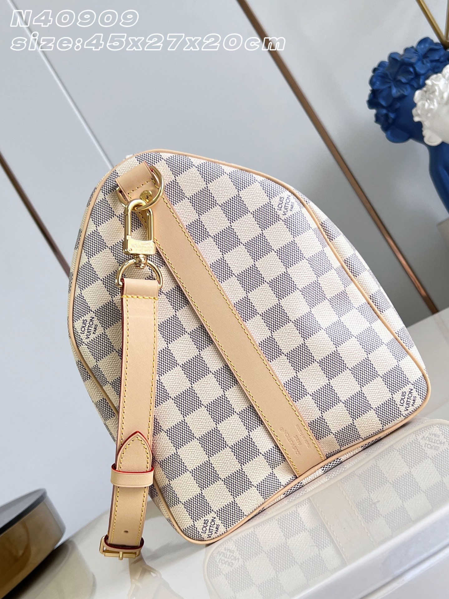 Bolsa de viaje Keepall 45 con bandolera Louis Vuitton - Imagen 4