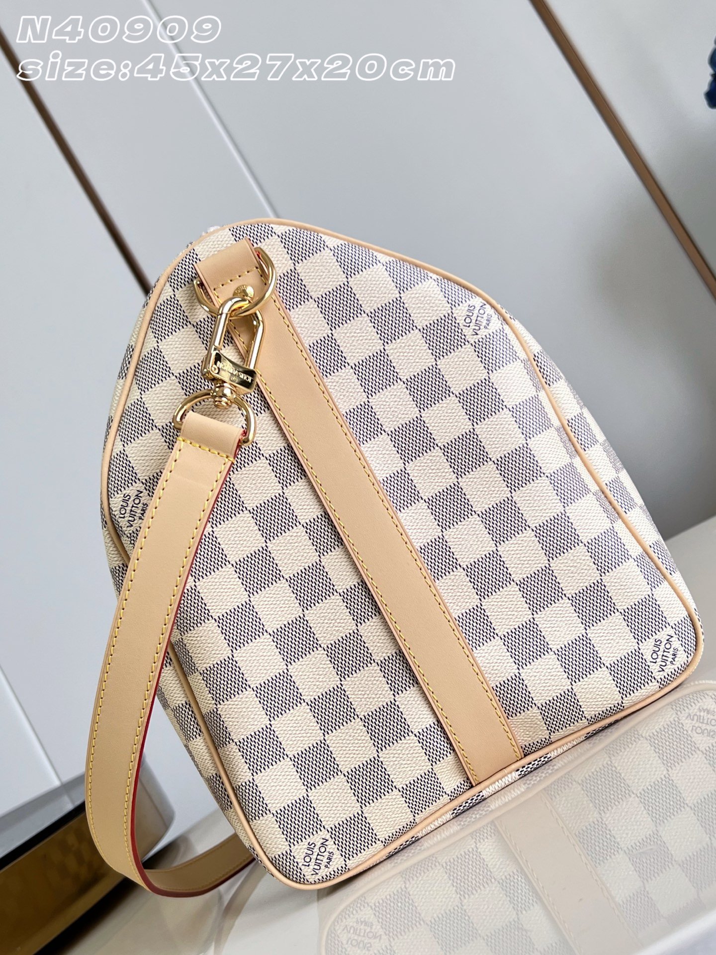 Bolsa de viaje Keepall 45 con bandolera Louis Vuitton - Imagen 8