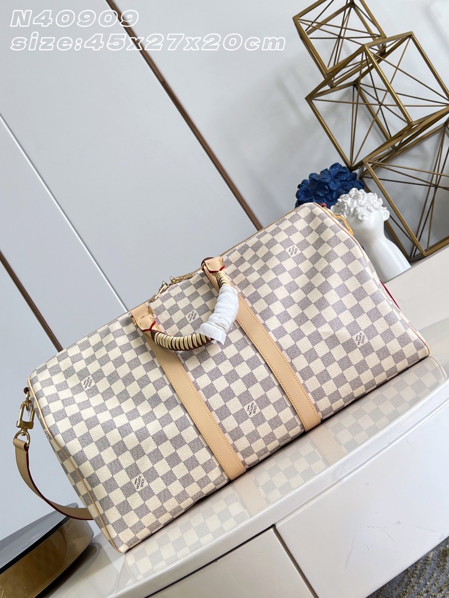 Bolsa de viaje Keepall 45 con bandolera Louis Vuitton - Imagen 7