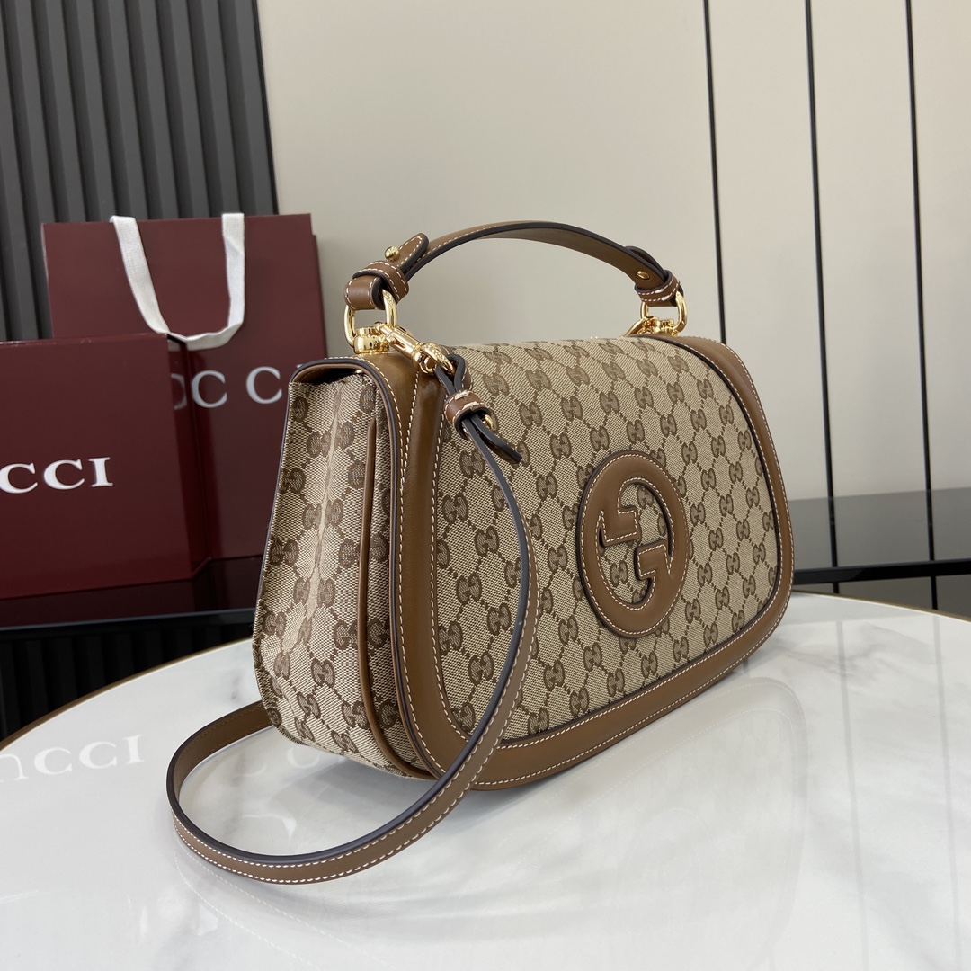 Bolso mano Gucci Blondie asa tamaño pequeño - Imagen 2