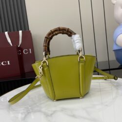 Minibolso tote con mango de bambú superior Gucci