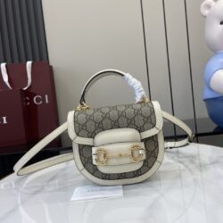 Minibolso de asa superior Gucci Horsebit 1955